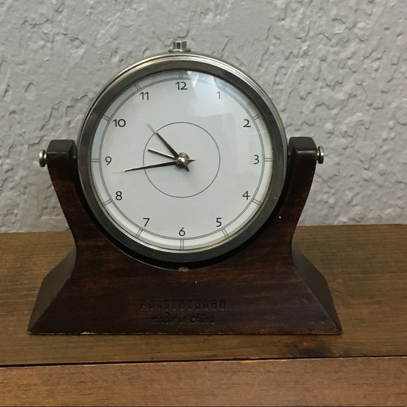 Pottery Barn Kids Accents Alarm Clock Wood Base Decor Poshmark